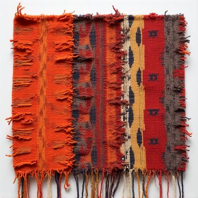 Culturally rich textile patterns from a village setting